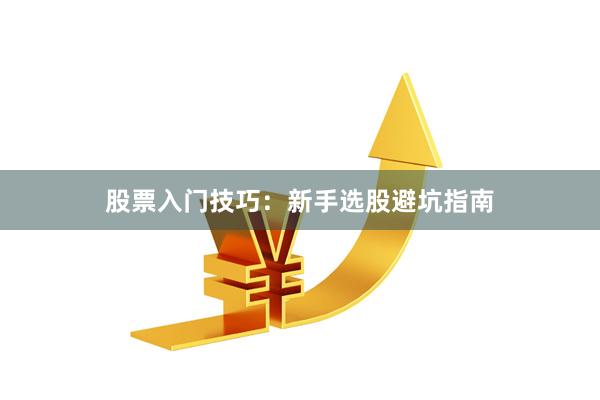 股票入门技巧：新手选股避坑指南